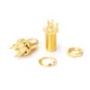 10pcs End for Launch PCB Mount Mount SMA Female Straight Connector Adapt Connector Pigtail Cable Plug Adapter Socket Coaxial Cord Solder Bulkhead Panel Press Electrical Outlet view 3