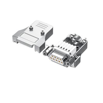 RS232 Serial Port Connector mi ni DB9 9Pin Male Female Plug Upgraded 485/422 All Adapter Industrial Grade(Female -Solid Pin-N)