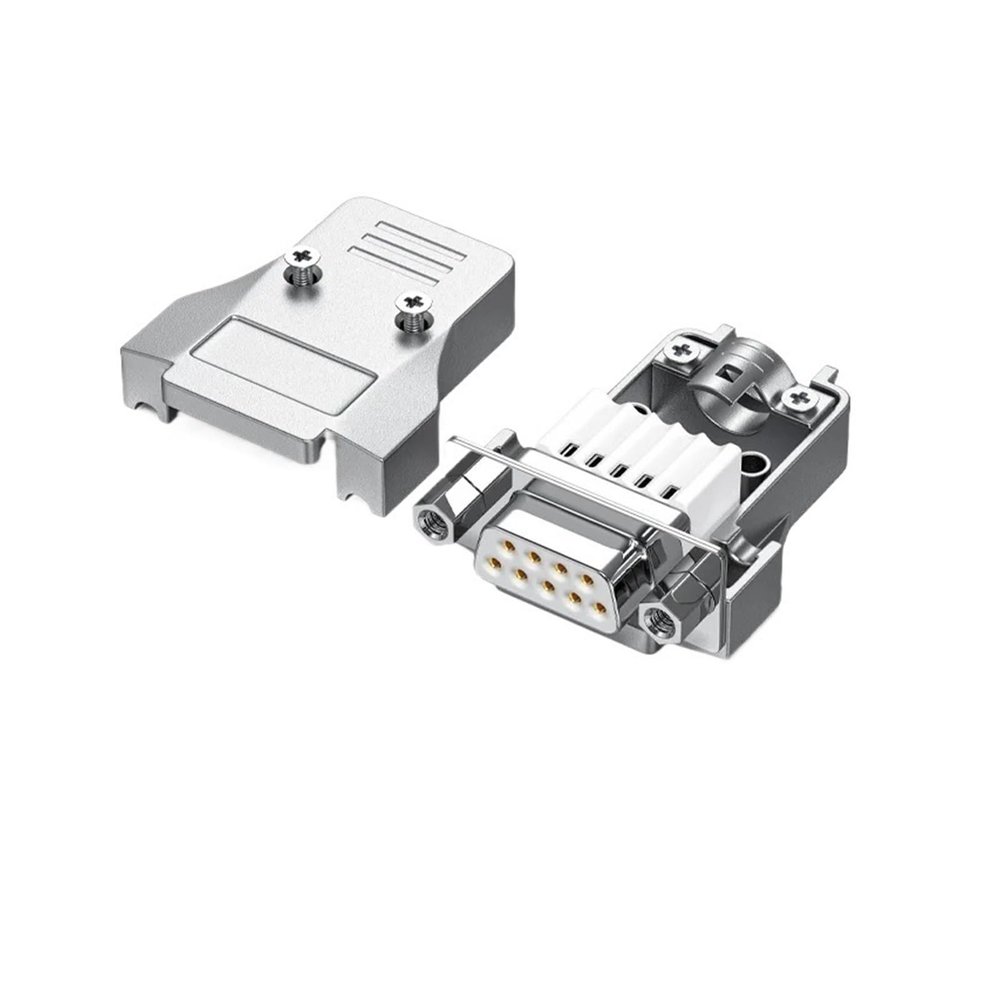 RS232 Serial Port Connector mi ni DB9 9Pin Male Female Plug Upgraded 485/422 All Adapter Industrial Grade(Female -Solid Pin-N)
