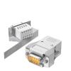 RS232 Serial Port Connector mi ni DB9 9Pin Male Female Plug Upgraded 485/422 All Adapter Industrial Grade(Female -Solid Pin-N) view 3