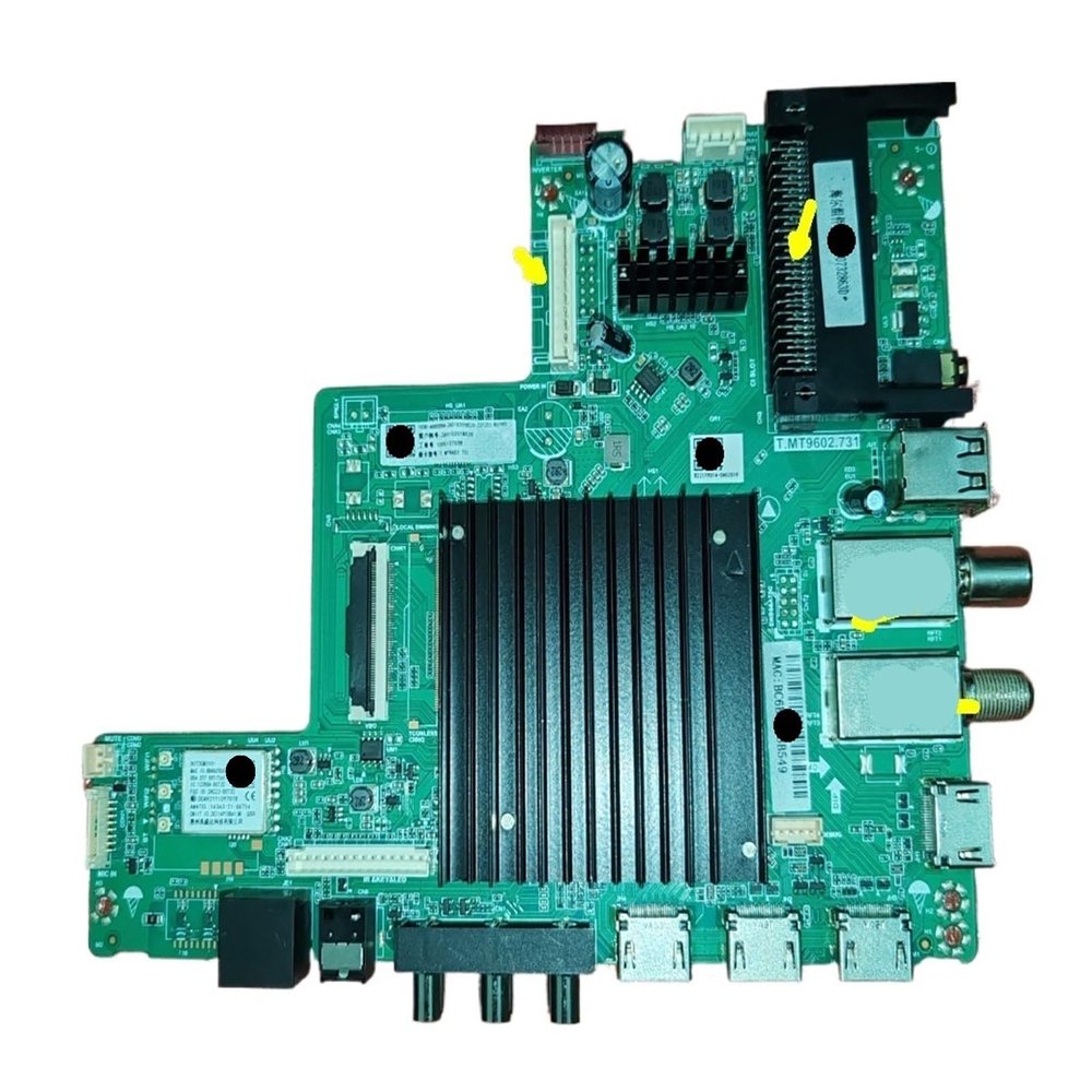 for T.MT9602.731 4K WiFi Network TV Motherboard There are 6 Different Interfaces, Check The Photos(10P 1T NO CI 1KEY)