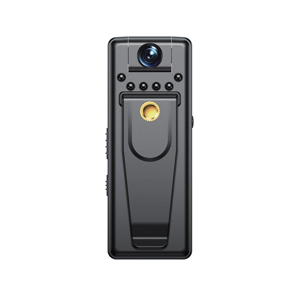 AYASOSO Mini 1080P Wearable Body Camera with Audio | Portable POV Cam for Security, Work Records, Travel | Night Vision (Camera + 32GB Memory Card)
