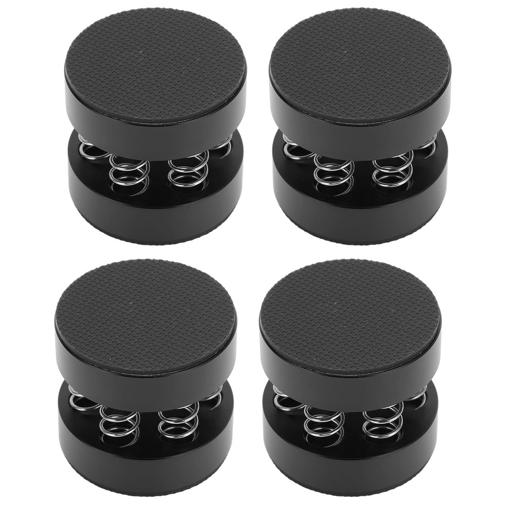 4Pcs Aluminum Spring Speakers Spikes Isolation Stand, Shock Absorption Bearing 9KG, Spring Speaker Spikes Feet Stand for Speakers CD Players Amplifiers, Vibration