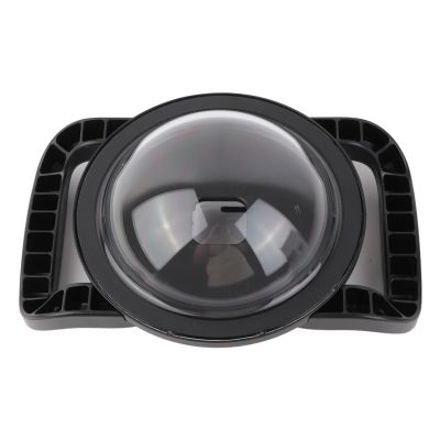 Tbest Shoot Underwater Dome Dual Handheld Port Camera Diving Case Acrylic Aluminum Alloy Housing for 9 Action Surfing