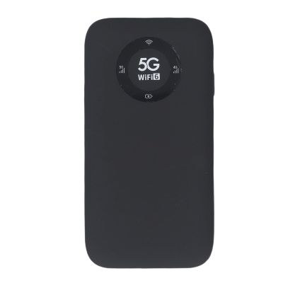 ASHATA 5G CPE Router Outdoor, 2.4G 5.8G Dual Band WiFi 6 Router with SIM Card Slot, 16 Devices, Speeds Up to 2.77Gbps & 1.25Gbps, LPDDR4X 4GB RAM, Nand 2GB ROM (Black)