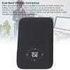 ASHATA 5G CPE Router Outdoor, 2.4G 5.8G Dual Band WiFi 6 Router with SIM Card Slot, 16 Devices, Speeds Up to 2.77Gbps & 1.25Gbps, LPDDR4X 4GB RAM, Nand 2GB ROM (Black) view 4