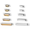 10Pc Gold DB9 DB15 DB25 DB26 DB37 Connector VGA Serial Port Adapter Male Female Plug Socket 2row 3rows Pin Wiring Type(10pcs Male DB37) view 2