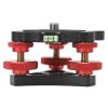 ciciglow Tripod Head Leveling Base Camera Leveler, LP64 Tripod Leveler Base Wheel Head, 3/8 Thread, +5 Precise Angle Adjustment for Macro Panoramic Photography view 2