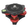 ciciglow Tripod Head Leveling Base Camera Leveler, LP64 Tripod Leveler Base Wheel Head, 3/8 Thread, +5 Precise Angle Adjustment for Macro Panoramic Photography view 3