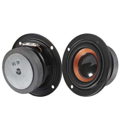 2-Pack 2-Inch 4 Ohm 5W Speakers, 63mm Audio Round Bass Speakers, DIY Home Amplifier Subwoofers, Coaxial Connector, No Power, Paper Body, Portable and Audio Interface