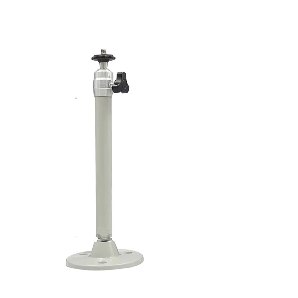 6mm 21cm Projector Tripod Metal Wall Ceiling Mount 1/4 Holder Stand Mounting HY300 Pro P30 TD80W Mini Projector Camera Bracket(Silver)