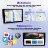 [4G+128G] Android 15 Car Radio for Kia Sorento 2009 2010 2011 2012 with Carplay Android Auto 10.1 Inch Touch Screen Bluetooth FM RDS/WiFi/GPS Navigation/SWC+AHD Backup Camera view 4