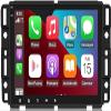 8" Car Radio Stereo w/2+32G Radio 8" CarPlay Radio GPS Bluetooth for 2008-2013 GMC Sierra 1500 / Chevy Silverado Touchscreen Support with Wireless CarPlay Android Auto GPS Bluetooth FM SWC view 4