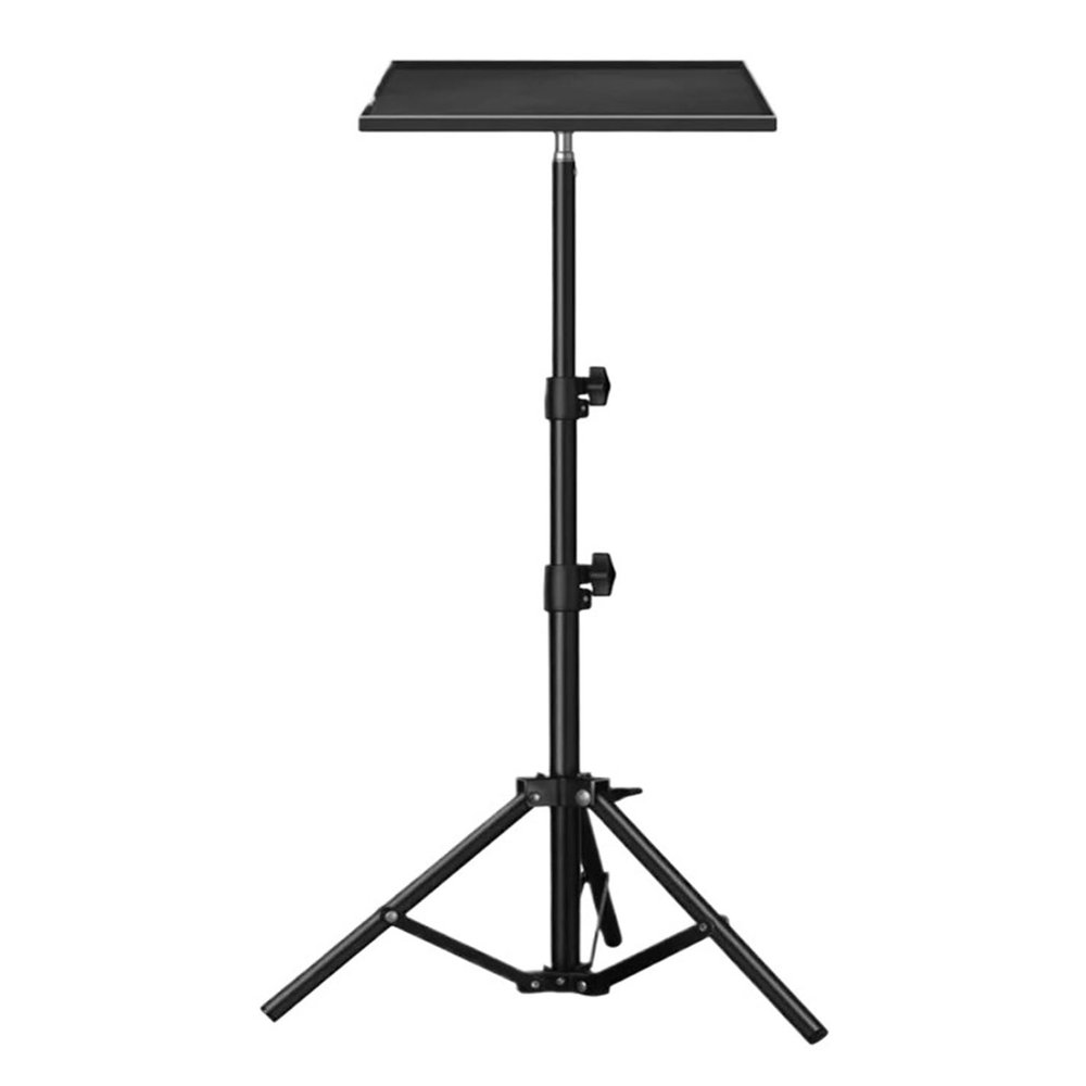 Adjustable Universal Projector Tray Stand Desktop Laptop Holder Telescopic Live Broadcast Tripod Camera(Tray 25x18)