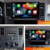 Car Stereo Radio for 1998-2008 Ford E150 E250 E350 with Carplay/Android Auto, 7 Inch IPS Touch Screen Android 13 Car Radio IPS Touchscreen Support GPS Bluetooth FM SWC view 2