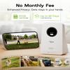 TIEJUS Solar Security Cameras Outdoor Wireless, 2K Home Security Camera System, Offline TV Viewing, No Subscription Needed, 4MP Color Night Vision, 32GB Local Storage, Easy Setup, 2.4/5GHz WiFi view 4