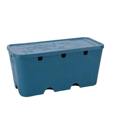 11.8x5.1x4.3in Cable Management Box Cable Organizer Box and Power Strip Box Hide Desk Cord and Floor Cables to Cover and Hide & Power Strips & Cords