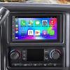 Car Stereo Radio for 2003-2006 Chevy Silverado 1500 2500 with Carplay/Android Auto, 7 Inch IPS Touch Screen Android 13 Car Radio IPS Touchscreen Support GPS Bluetooth FM SWC view 1
