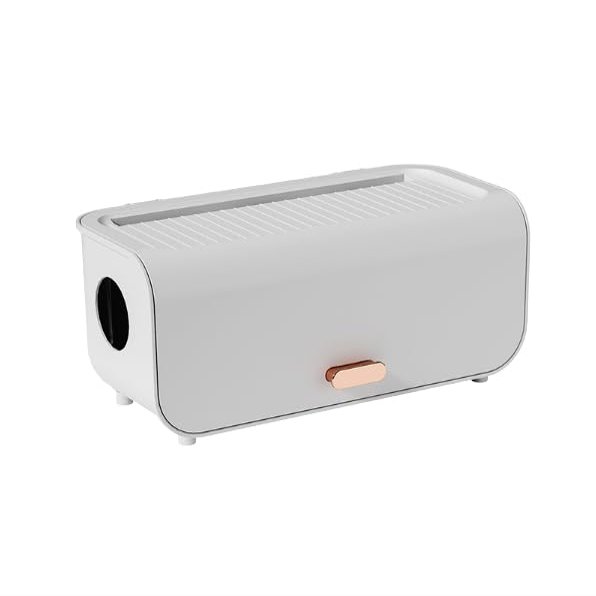 12.5x6.2x5.9in Cable Management Box Cable Organizer Box and Power Strip Box Hide Desk Cord and Floor Cables to Cover and Hide & Power Strips & Cords
