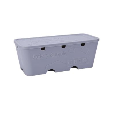 11.8x5.1x4.3in Cable Management Box Cable Organizer Box and Power Strip Box Hide Desk Cord and Floor Cables to Cover and Hide & Power Strips & Cords