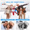 Kids Camera Instant Print, Dual Lens, with Print Paper, 32GB Card(Blue) view 4