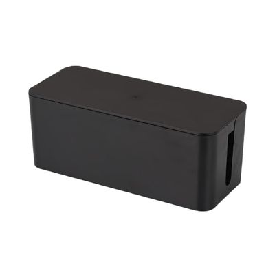 12.5x5.35x4.72in Cable Management Box Cable Organizer Box and Power Strip Box Hide Desk Cord and Floor Cables to Cover and Hide & Power Strips & Cords
