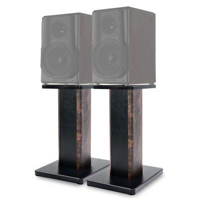 20 Inch (50CM)- Pair- Wood Speaker Stands for Home-Cinema HiFi Desktop and Satellite Speakers Monitor Stands