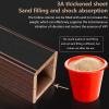 20 Inch (50CM)- Pair- Wood Speaker Stands for Home-Cinema HiFi Desktop and Satellite Speakers Monitor Stands view 4
