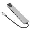 8 in 1 Hub USB C Docking Station, 87W 4K HD Resolution Fast Charging, 5Gbps Data Transfer with 2 USB Ports, SD TF Card Reader, RJ45 Ethernet Port for Home Laptop view 3