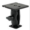 Day Drift Marine Square Fish Finder Mount, Heavy Duty Aluminum, 4x4 inch Base, Quick Attach, Black (2) view 1