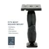 Day Drift Marine Square Fish Finder Mount, Heavy Duty Aluminum, 4x4 inch Base, Quick Attach, Black (2) view 2