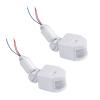 2PCS PIR Motion Sensor Switch 180 Sensing Angle 5-11M Induction Distance Infrared Wall-Mounted Detector for Garages view 1