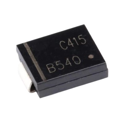 10PCS MBRS540T3G B540 SMD 5A 40V DO-214AB Schottky Power Rectifier Diode MBRS540
