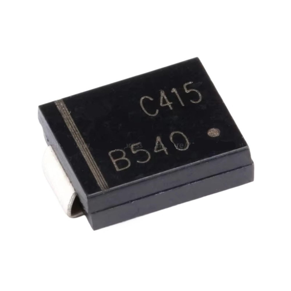 10PCS MBRS540T3G B540 SMD 5A 40V DO-214AB Schottky Power Rectifier Diode MBRS540