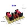 2PCS 150W 3Way Audio HiFi Filter Circuit Board Stereo Speaker Crossover Filters 900Hz/4000Hz 3 Unit Frequency Dividers view 2