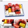 2PCS 3 Way 160W 800/4500Hz 3 Unit High Power Audio Crossover Filters Professional Speaker Home Theater Frequency Divider view 4
