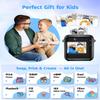 Instant Camera, Dual-Lens Kids Camera Instant Print for Boys Girls Christmas Birthday Gifts, 1080P Digital Cameras for Kids Teens with Print Paper, 32GB Card, Toddle Toy for Age 4-12 Years(Black) view 2