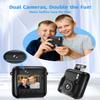 Instant Camera, Dual-Lens Kids Camera Instant Print for Boys Girls Christmas Birthday Gifts, 1080P Digital Cameras for Kids Teens with Print Paper, 32GB Card, Toddle Toy for Age 4-12 Years(Black) view 3