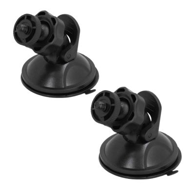 2PCS Dash Cam Suction Cup Mount, Suction Cup Camera Mount 1/4in Screw Windshield Holder Adapter for Dv GPS