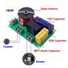 2PCS 100W 2-Way Treble Bass DIY Speaker Filter Circuit Audio Crossover Filters 2-Unit Home Theater HiFi Frequency Divider view 2