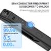 Mabtck 3D Face Recognition Smart Door Lock: HD Camera Video Intercom, Palm Vein Scanner, Keyless Fingerprint Mortise Lock, Digital Keypad, Alexa, Tuya APP, IP65 Waterproof, for Front Door view 4