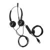 Spryflower Call Center USB Headset with Microphone, Noise Cancelling Headphones, Lightweight USB Headset with Volume and Function, Comfortable Wearing for view 2