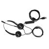 Spryflower Call Center USB Headset with Microphone, Noise Cancelling Headphones, Lightweight USB Headset with Volume and Function, Comfortable Wearing for view 3