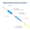 lidkew 30Meters 98ft SC to SC Fiber Patch Cable Single Mode Simplex,SC/UPC-SC/UPC Fiber Cable 9/125m, LSZH Optical Patch Jumper view 2