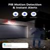 ANNKE 4MP Wireless Security Camera Outdoor, 5MP 4 Dome Cam-Kit Solar Surveillance Home System, PIR Human Detection, Compatible with Alexa, 2-Way Audio, Color Infrared Night Vision, 64GB Memory Card view 4