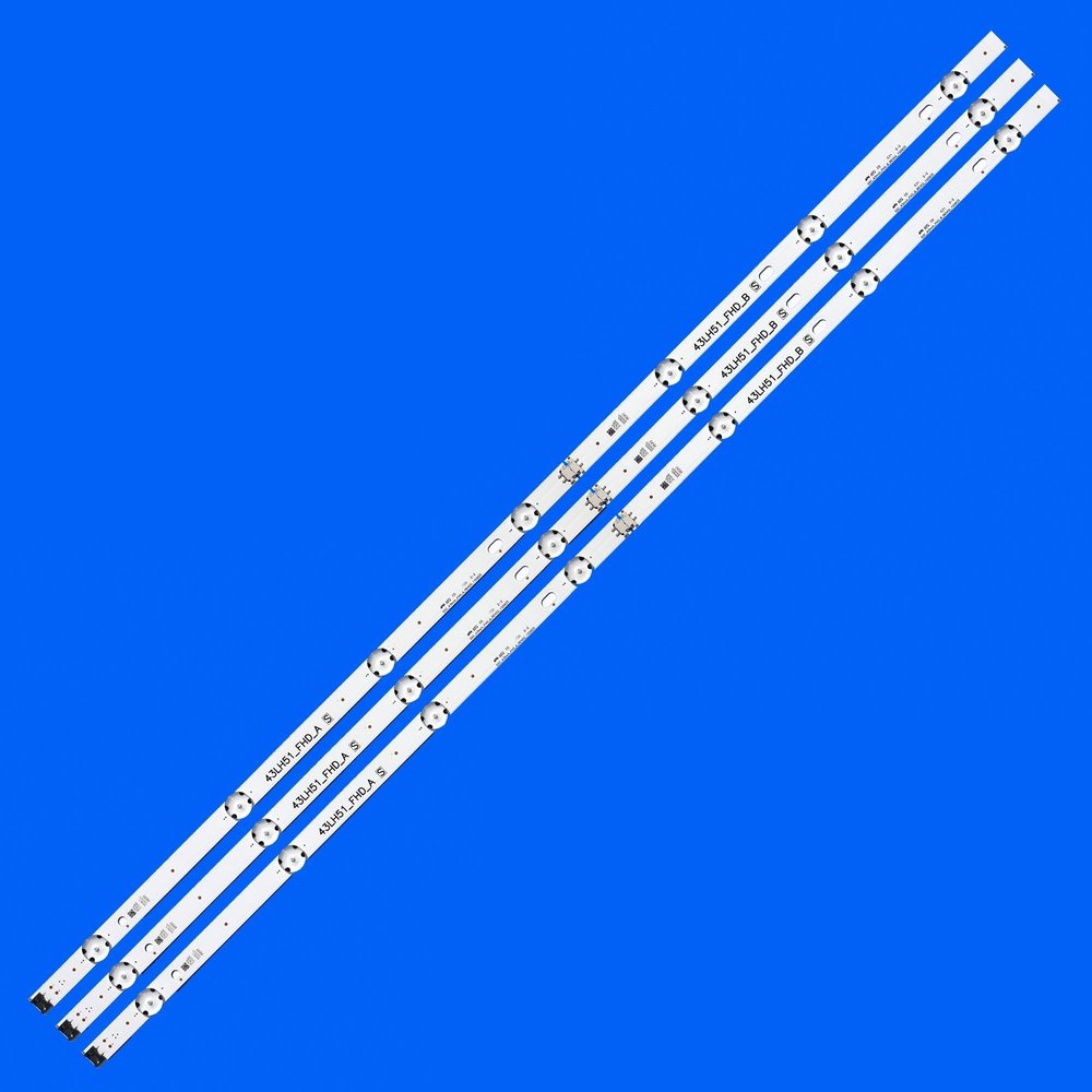 LED Backlight Strip for 43LF5100 43LH5100 43LF510V 43LH520V 43U515V LF51_FHD_A LF51_FHD_B L-GE_WICOP_FHD 43INCH_REV00_A/B_150511