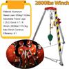 Aluminum Firefighting Rescue Tripod - Heavy-Duty 2600LBS Safety Manhole Support Stand & Lifting Equipment for Confined Space Rescue Operations view 2