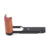 Camera ZF Handgrip Quick Release Plate for Nikon Z f Camera, Arca Swiss Tripod Mount Wooden Handle 1/4'' Fit RRS view 2