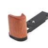 Camera ZF Handgrip Quick Release Plate for Nikon Z f Camera, Arca Swiss Tripod Mount Wooden Handle 1/4'' Fit RRS view 3