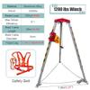 Emergency Rescue Tripod Kit - Adjustable Feet for Confined Spaces, Ideal for Wells, Tunnels & Sewers - Industrial Safety Equipment for Professionals & Emergency Rescues view 3